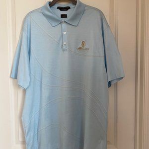 Tiger Woods Nike Polo Shirt ''Bellagio" Pastel Blue Size L  New without tag